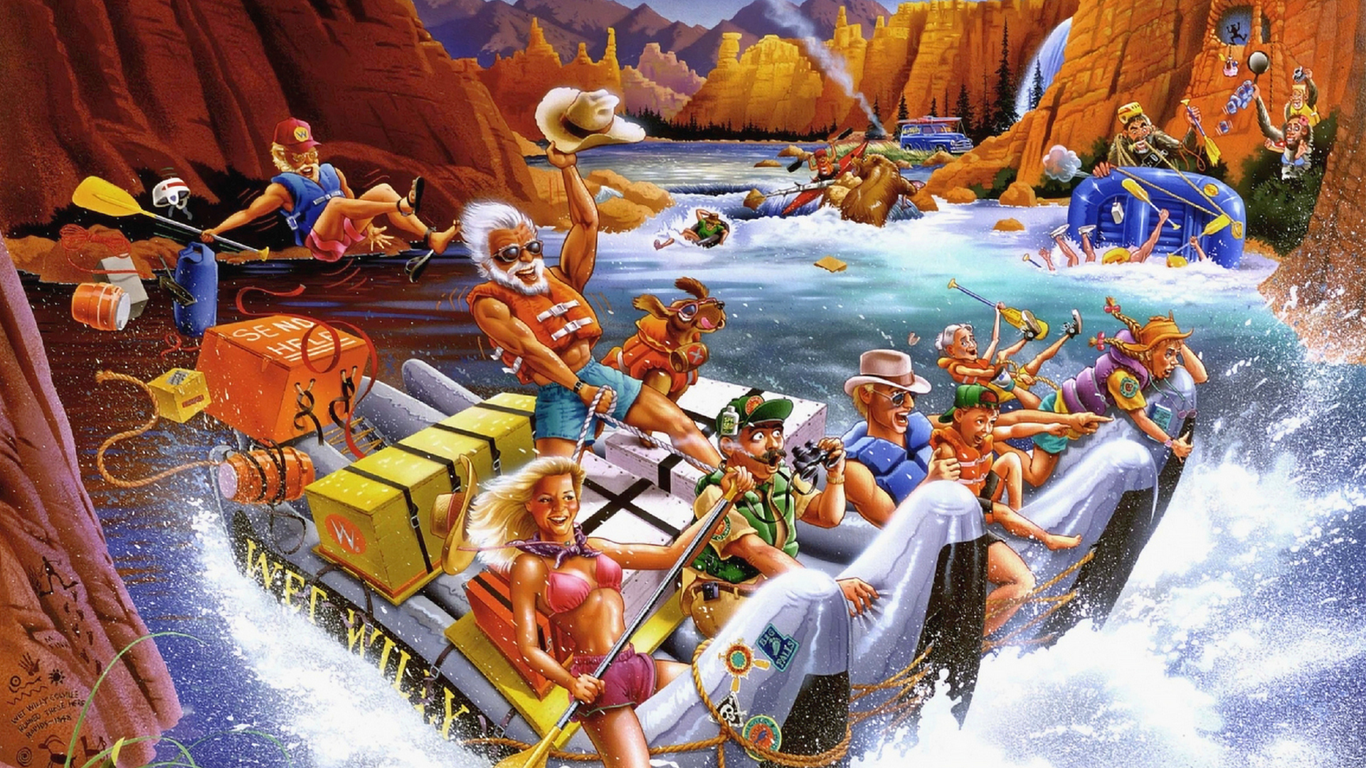 Illustration of White Water