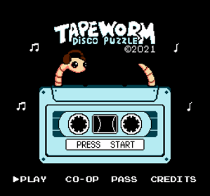 Tapeworm Disco Puzzle - Screenshot - Game Title (World) - 256x240