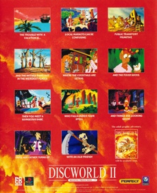 Discworld II: Mortality Bytes! - Advertisement Flyer - Front (United Kingdom) - 1790x2196