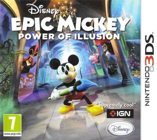Disney Epic Mickey: Power of Illusion - Box - Front (Europe) - 897x800