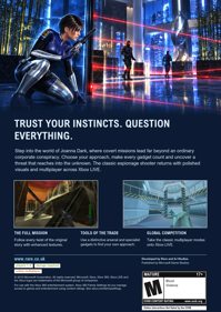 Perfect Dark - Fanart - Box - Back (World) - 1700x2400