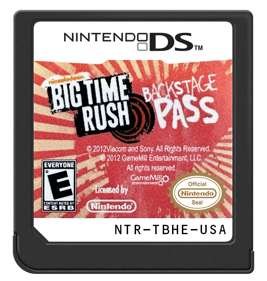 Big Time Rush: Backstage Pass - Cart - Front (North America) - 571x600