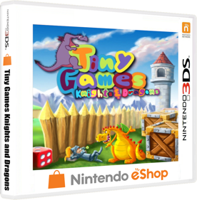 Tiny Games: Knights & Dragons - Box - 3D (World) - 841x856