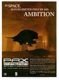Pax Imperia: Eminent Domain - Advertisement Flyer - Front (United Kingdom) - 2218x3000