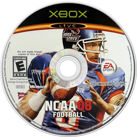 NCAA Football 08 - Disc (North America) - 800x800
