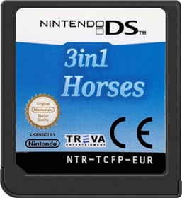 3 in 1: Horses - Cart - Front (Europe) - 517x564