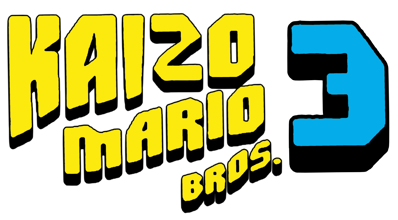 Kaizo Mario Bros. 3 - Clear Logo (World) - 2373x1311
