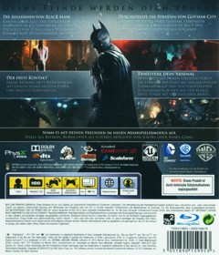 Batman: Arkham Origins - Box - Back (Germany) - 889x1037
