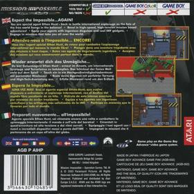 Mission: Impossible: Operation Surma - Box - Back (Europe) - 640x641
