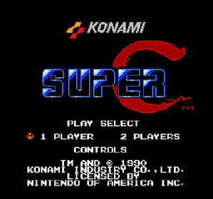 Super C - Screenshot - Game Title (World) - 452x424