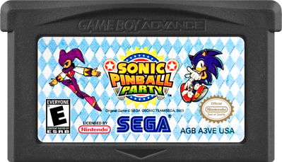 Sonic Pinball Party - Cart - Front (North America) - 1000x574