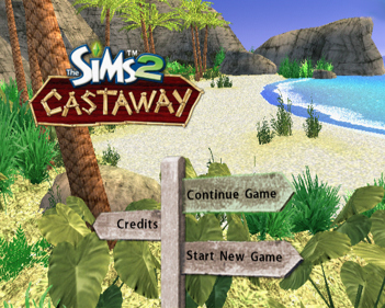 The Sims 2: Castaway - Screenshot - Game Select (World) - 640x512