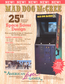 Mad Dog McCree - Advertisement Flyer - Front (North America) - 850x1095
