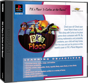 P.K.'s Place 3: Carlos at the Races! - Box - 3D (North America) - 1408x1330