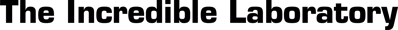 The Incredible Laboratory - Clear Logo (North America) - 2400x181