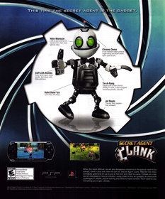 Secret Agent Clank - Advertisement Flyer - Front (United States) - 1903x2289