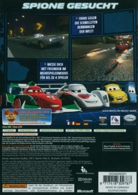Cars 2 - Box - Back (Germany) - 997x1413