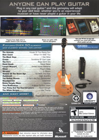 Rocksmith: Authentic Guitar Games - Box - Back (North America) - 900x1269