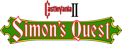 Castlevania II: Simon's Quest - Clear Logo (World) - 2441x889