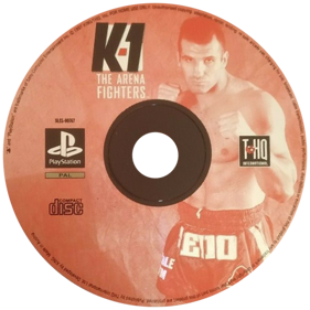 K-1: The Arena Fighters - Disc (Europe) - 600x600