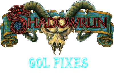 Shadowrun: QoL Fixes - Clear Logo (World) - 1496x963