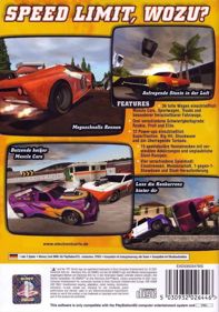 Rumble Racing - Box - Back (Germany) - 763x1088