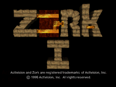 Zork I: The Great Underground Empire - Screenshot - Game Title (Japan) - 320x240