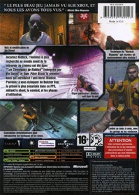 The Chronicles of Riddick: Escape from Butcher Bay - Box - Back (France) - 483x680