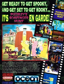 The Addams Family: Pugsley's Scavenger Hunt - Advertisement Flyer - Front (United Kingdom) - 1679x2197