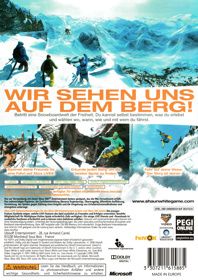 Shaun White Snowboarding - Box - Back (Europe) - 3034x4288
