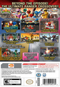 Super Sentai Battle: Ranger Cross - Box - Back (North America) - 640x924