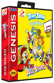 Tiny Toon Adventures: ACME All-Stars - Box - 3D (United States) - 974x1479