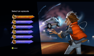 Back to the Future: The Game: 30th Anniversary Edition - Screenshot - Game Select (World) - 1200x720
