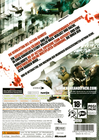 Kane & Lynch: Dead Men - Box - Back (Europe) - 1461x2056