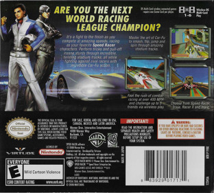 Speed Racer: The Videogame - Box - Back (North America) - 1539x1386
