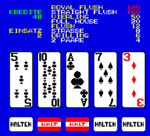 Casino Poker - Screenshot - Gameplay (Germany) - 256x232