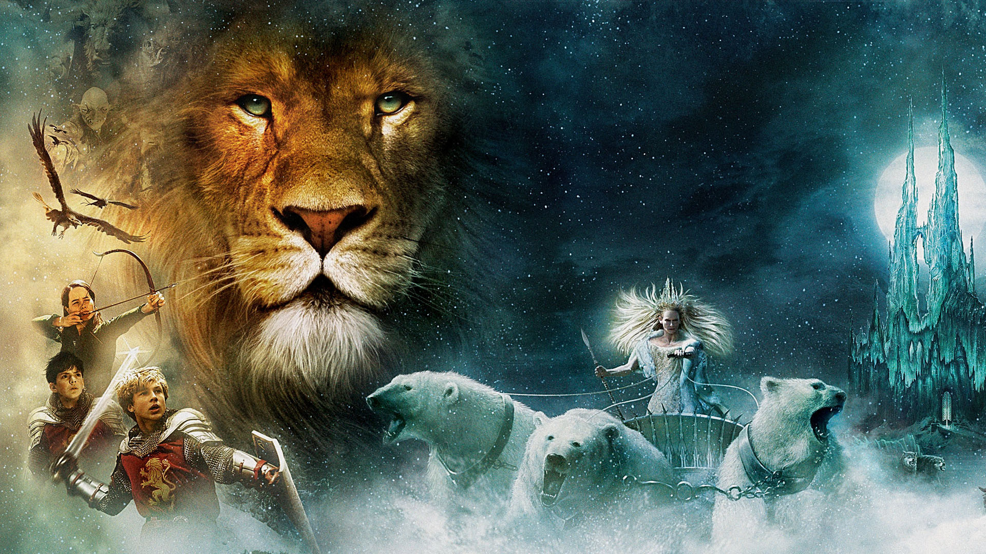 Illustration of The Chronicles of Narnia: The Lion, the Witch and the Wardrobe