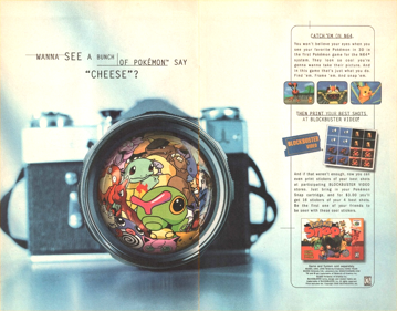 Pokémon Snap - Advertisement Flyer - Front (North America) - 1337x1045