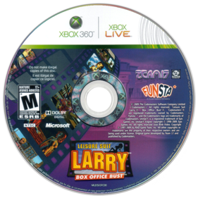 Leisure Suit Larry: Box Office Bust - Disc (North America) - 900x900