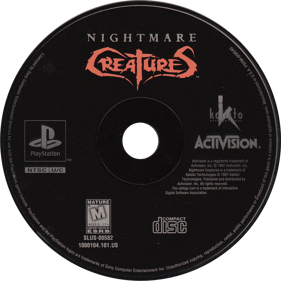 Nightmare Creatures - Disc (North America) - 1500x1500