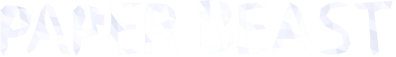 Paper Beast - Clear Logo (North America) - 827x119