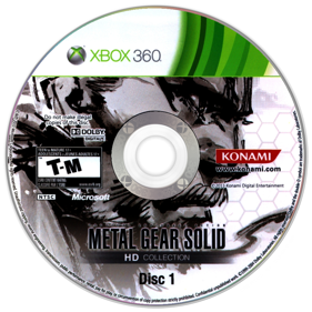 Metal Gear Solid HD Collection - Disc (North America) - 900x900