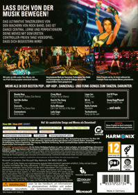Dance Central - Box - Back (Europe) - 3036x4274