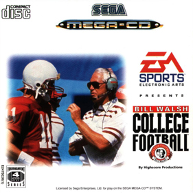 Bill Walsh College Football - Fanart - Box - Front (World) - 1400x1400