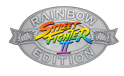 Street Fighter II': Rainbow Edition - Clear Logo (World) - 2005x1239