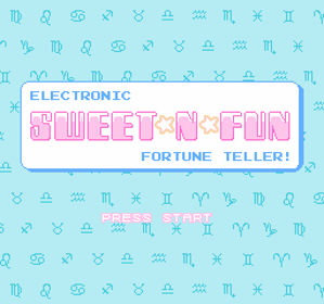 Electronic Sweet 'N Fun Fortune Teller - Screenshot - Game Title (North America) - 256x240