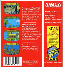 Treasure Island Dizzy - Box - Back (United Kingdom) - 751x800