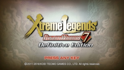 Dynasty Warriors 7: Xtreme Legends: Definitive Edition  - Screenshot - Game Title (North America) - 1920x1080