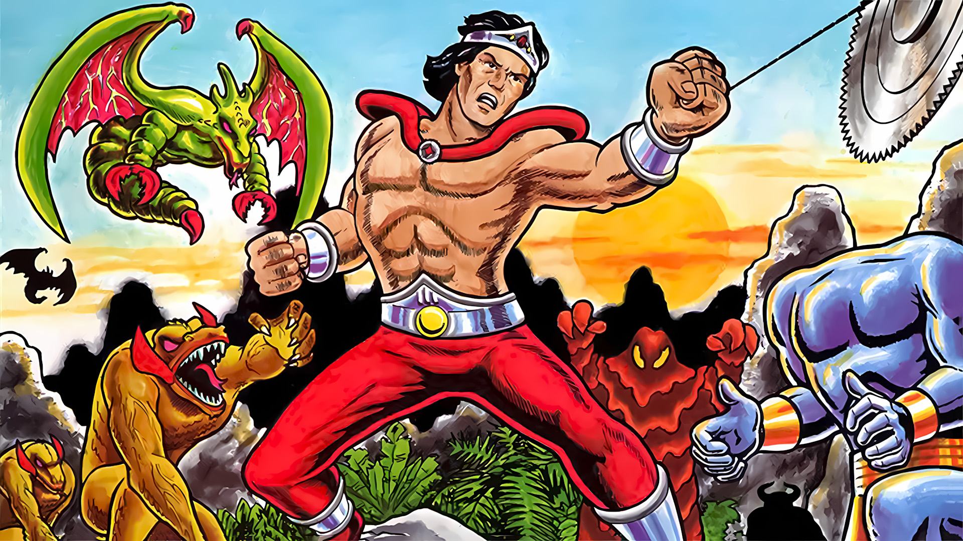 Illustration of Rygar