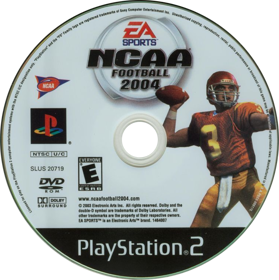 NCAA Football 2004 - Disc (North America) - 753x756